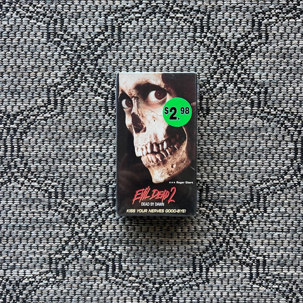 Evil Dead 2 Dead by Dawn VHS Sealed 1998 Horror Cult Movie Ash Necronomicon
